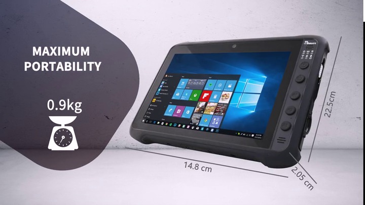 Tablette Windows 10 IoT Entreprise - M116PT - Winmate, Inc. - 11.6