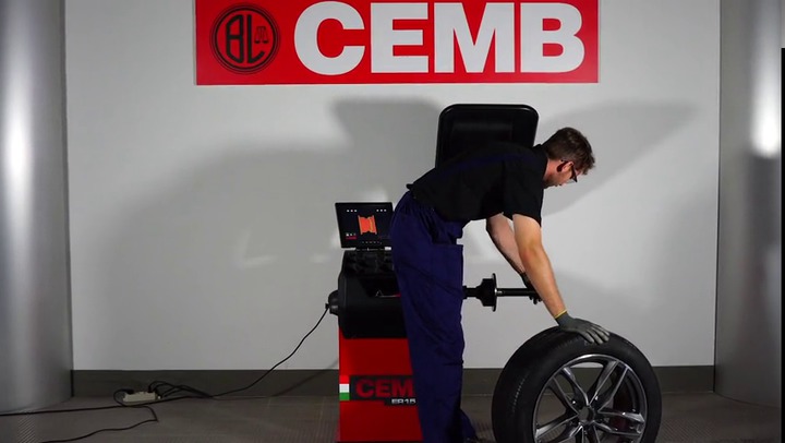 Équilibreuse de roues pour voiture - ER100 GT - CEMB - avec écran tactile