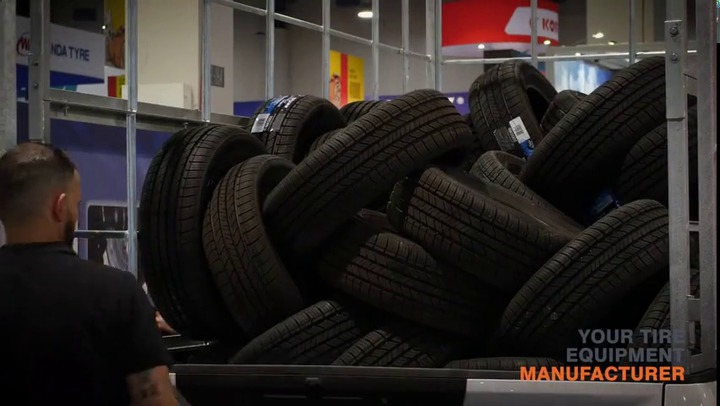 Palette pour pneus passager & poids lourd avec treillis métallique -  MER-508 - Martins Industries